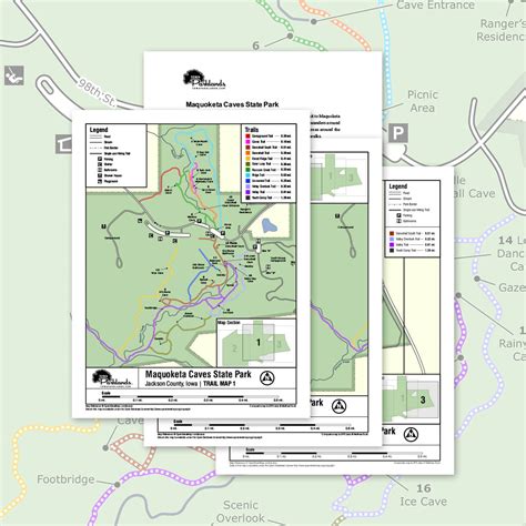 Maquoketa Caves State Park Map